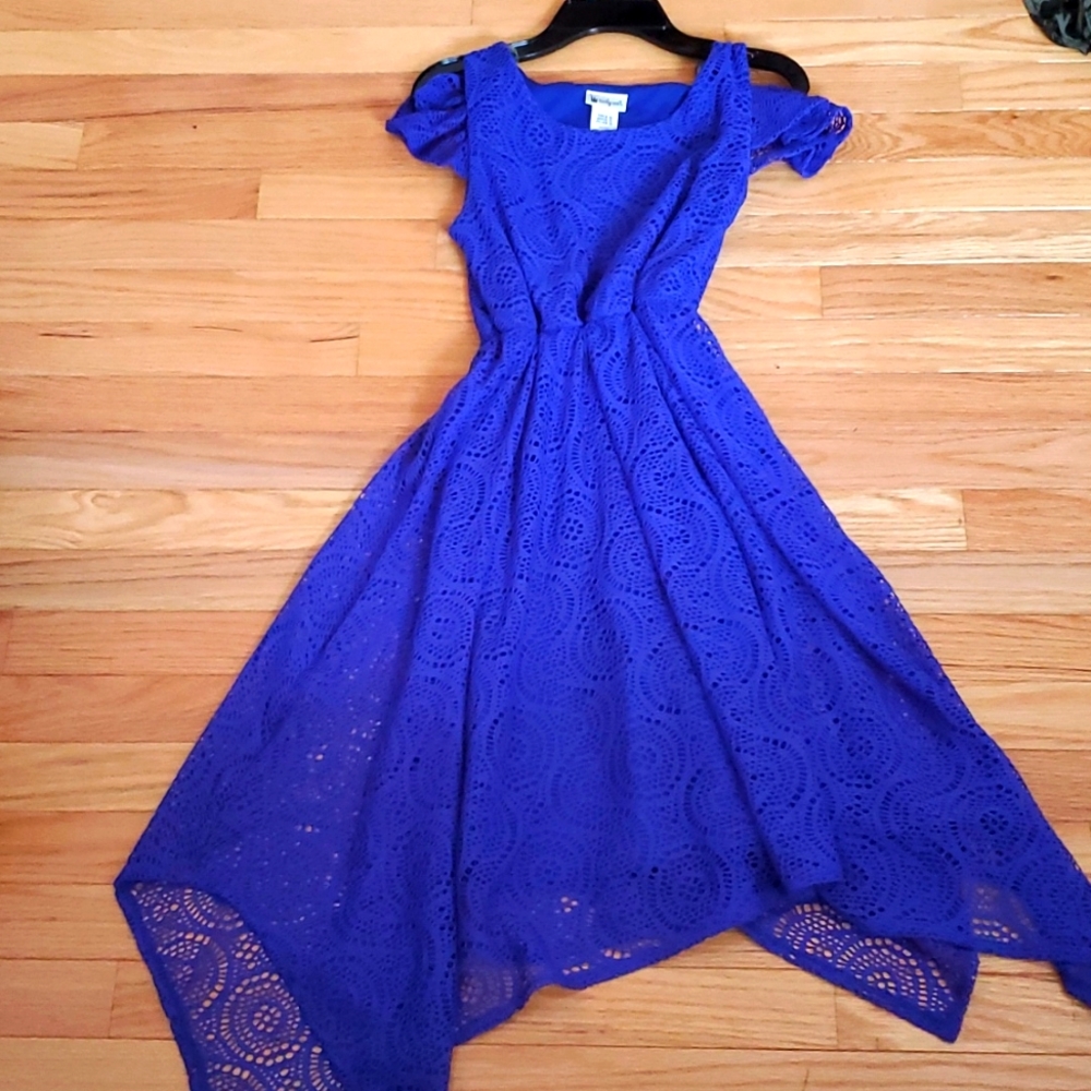Emily West, Navy Blue Dress, Girls Size 16